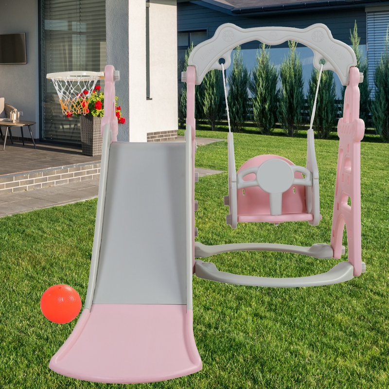 Swing Set, Tobbi purchases 3 In 1 Slide, outdoor plays